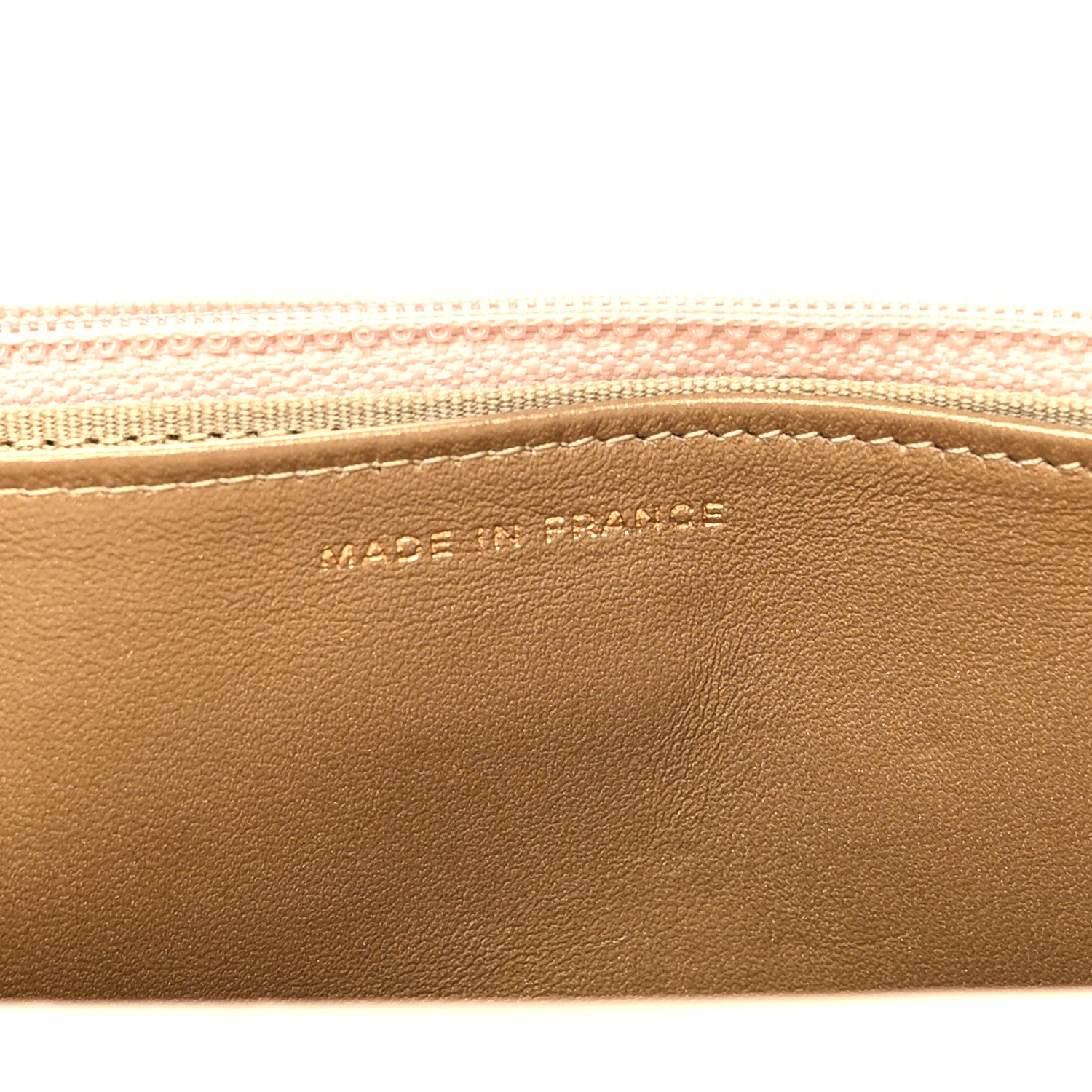 Chanel Lambskin Quilted CC Pearl Crush Wallet on Chain WOC Light Beige 7 of 11