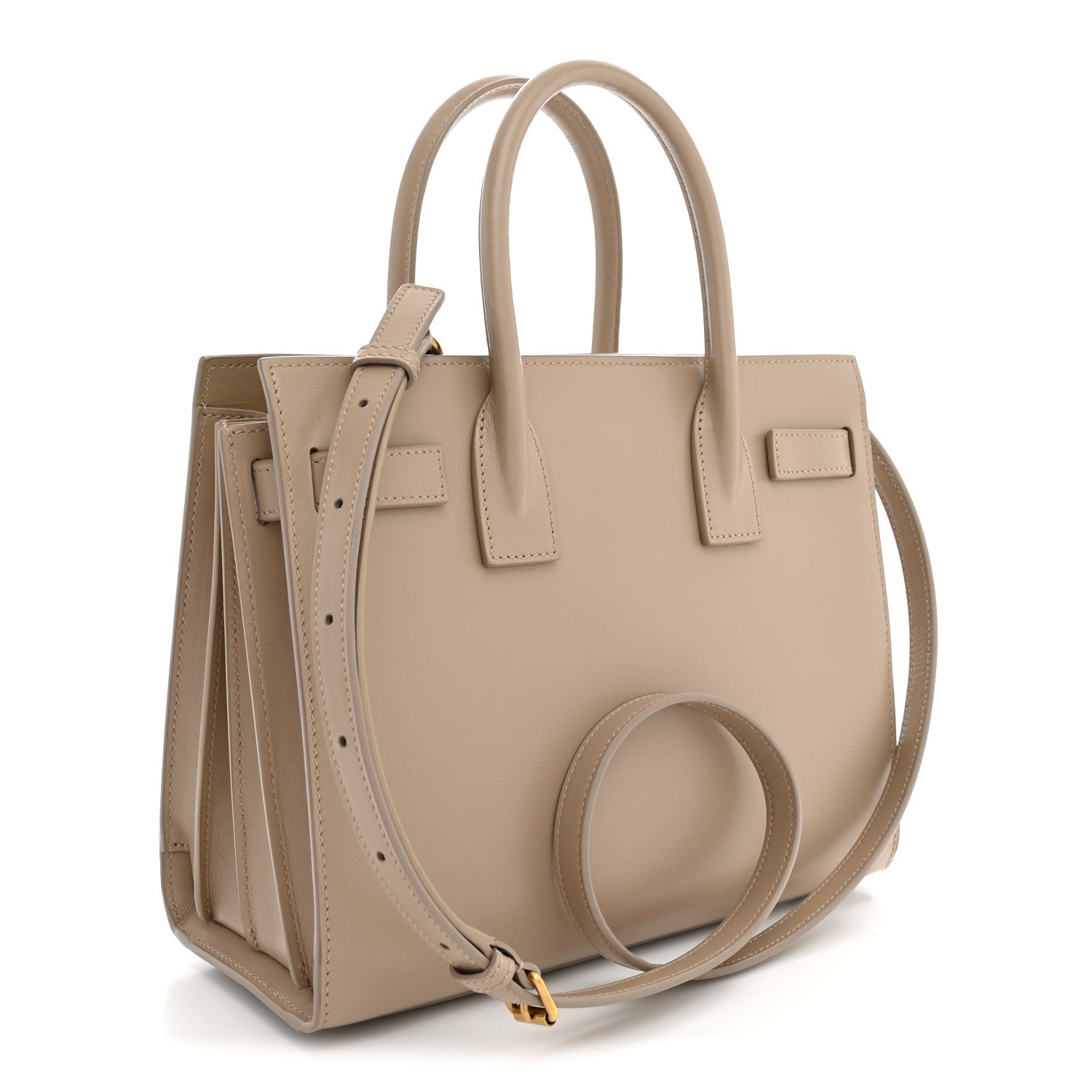 Saint Laurent Calfskin Baby Sac De Jour Dark Beige 3 of 11
