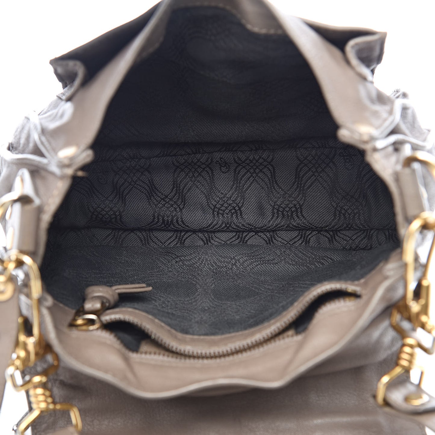 Lambskin PS1 Mini Pouch Messenger Smoke
