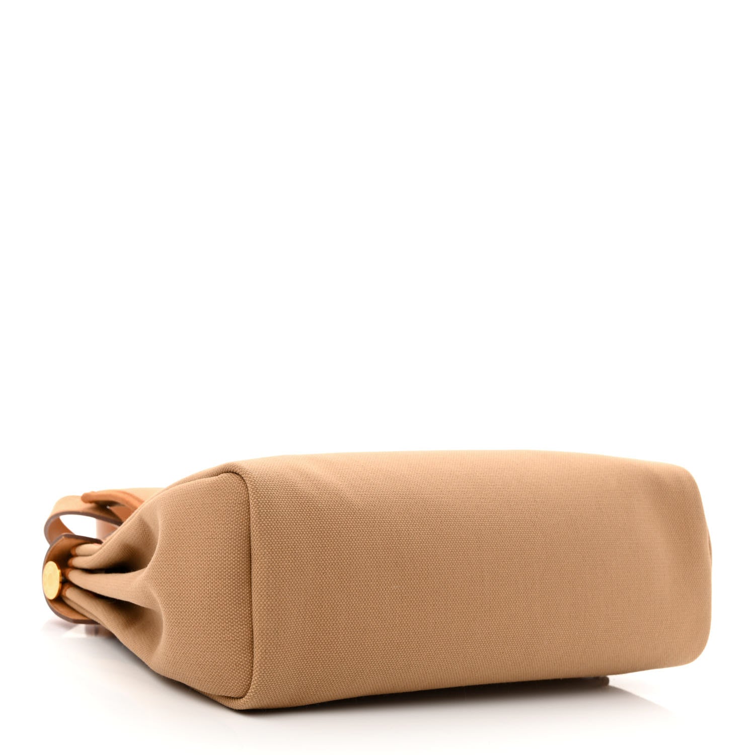 Hermes Military Toile Vache Hunter Herbag Zip Retourne 31 PM Chai Fauve 5 of 12