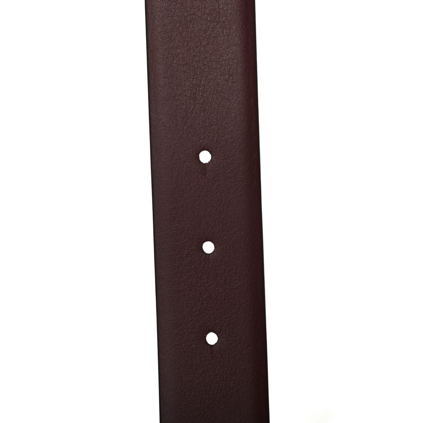 Calfskin CC Reversible Belt 85 Black Burgundy