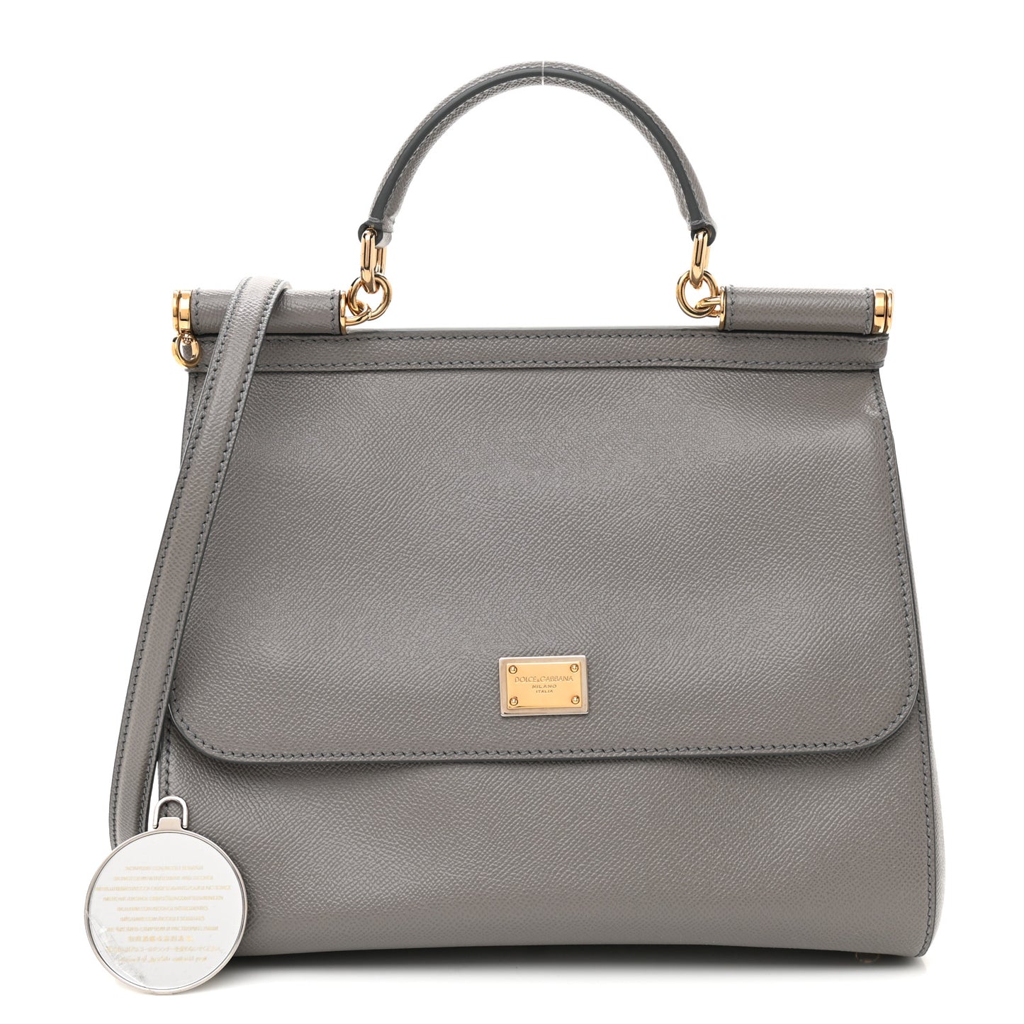 Dauphine Large Miss Sicily Satchel Grey