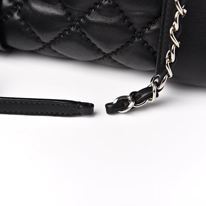 Chanel Lambskin Quilted Large Easy Carry Shopping Tote Black 12 of 21