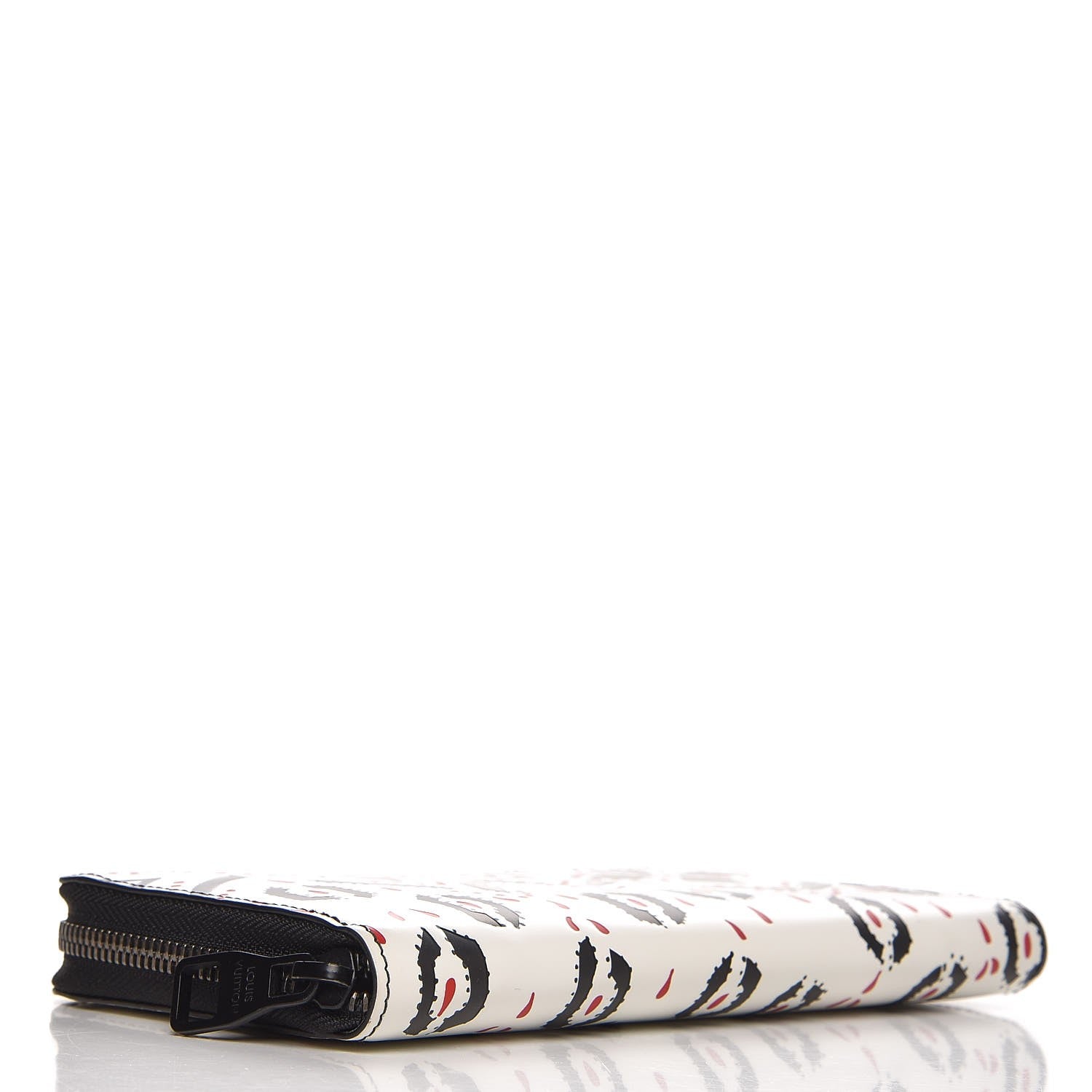 Louis Vuitton Calfskin Zippy Wallet Graphic Print 4 of 8