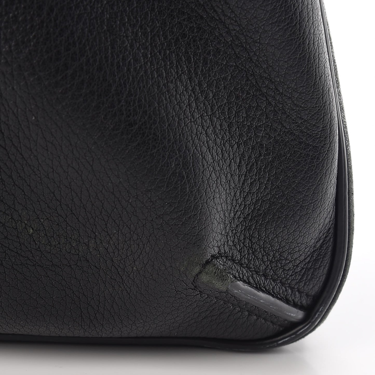 Grained Lambskin Calfskin Medium Lexa Shoulder Bag Black