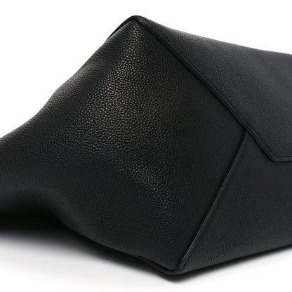 Celine Soft Grained Calfskin Small Belt Cabas Phantom Black 8 of 9