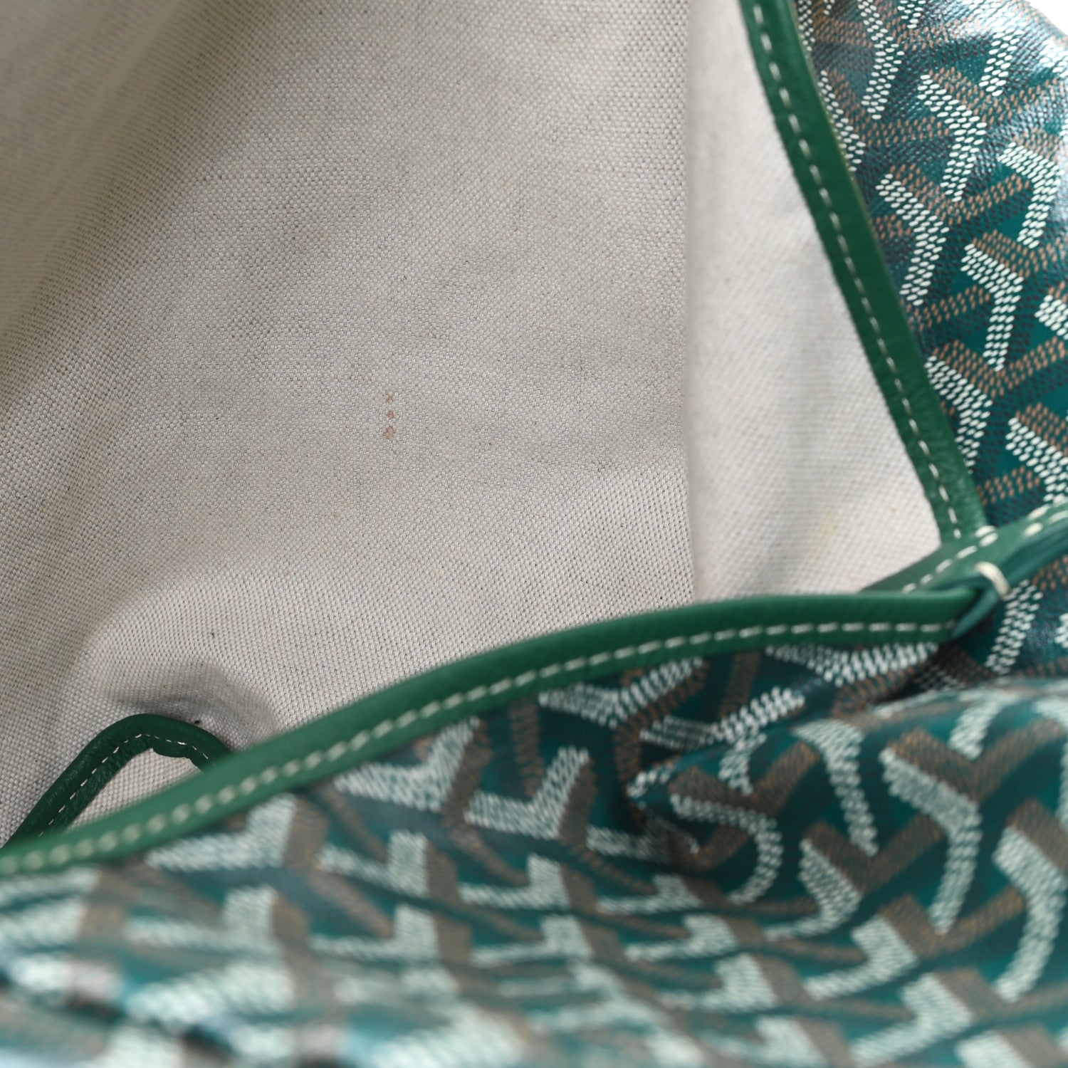 Goyard Goyardine Saint Louis GM Green 12 of 13