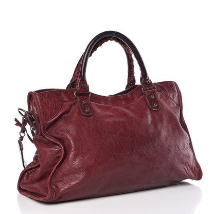 Balenciaga Agneau Classic Hardware City Bordeaux 4 of 15