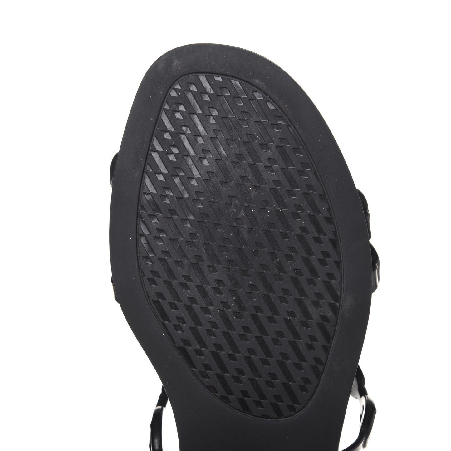 Rubber Chaine d'Ancre Rivage Sandals 37 Black