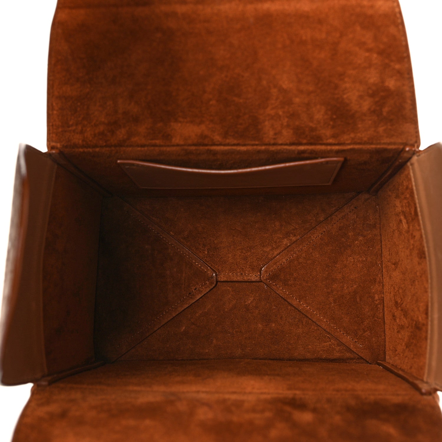 Saint Laurent Calfskin Monogram Take Away Box Dusty Vintage Brown Gold 5 of 9