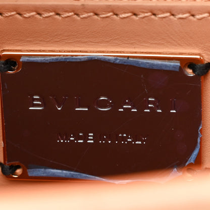 Bulgari Quilted Nappa Smooth Calfskin Serpenti Forever Diamond Blast Sunshine Shoulder Bag Beige 7 of 12