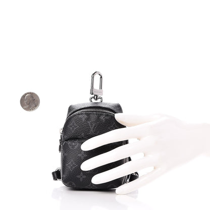 Louis Vuitton Monogram Eclipse Backpack Bag Charm 2 of 9