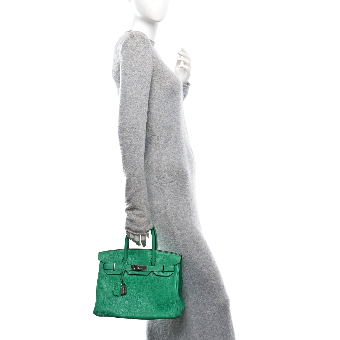 Taurillon Clemence Birkin 30 Menthe