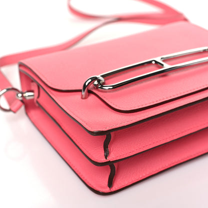 Hermes Evercolor Mini Sac Roulis Rose Azalee 8 of 9