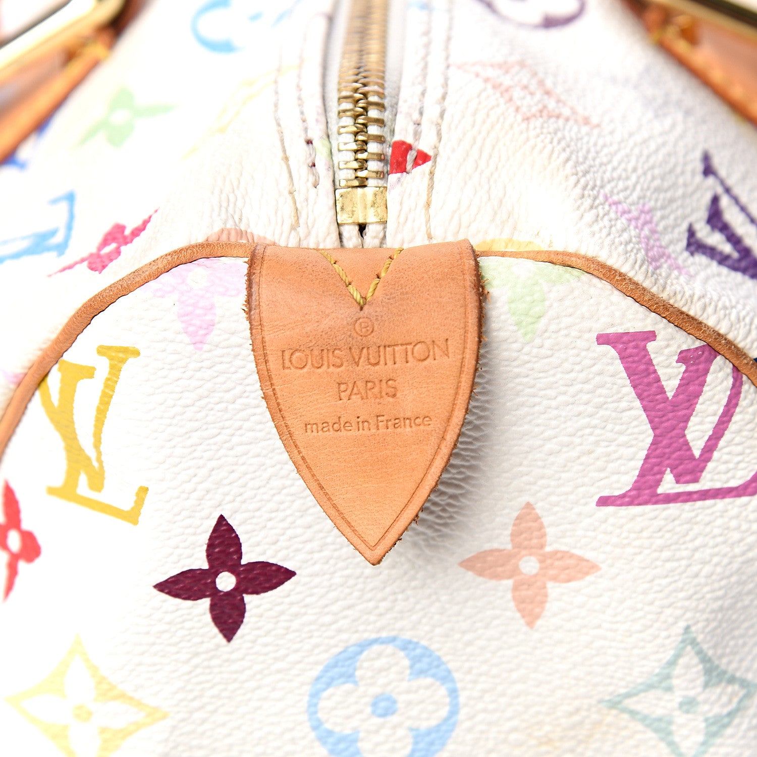Louis Vuitton Monogram Multicolor Speedy 30 White 5 of 13
