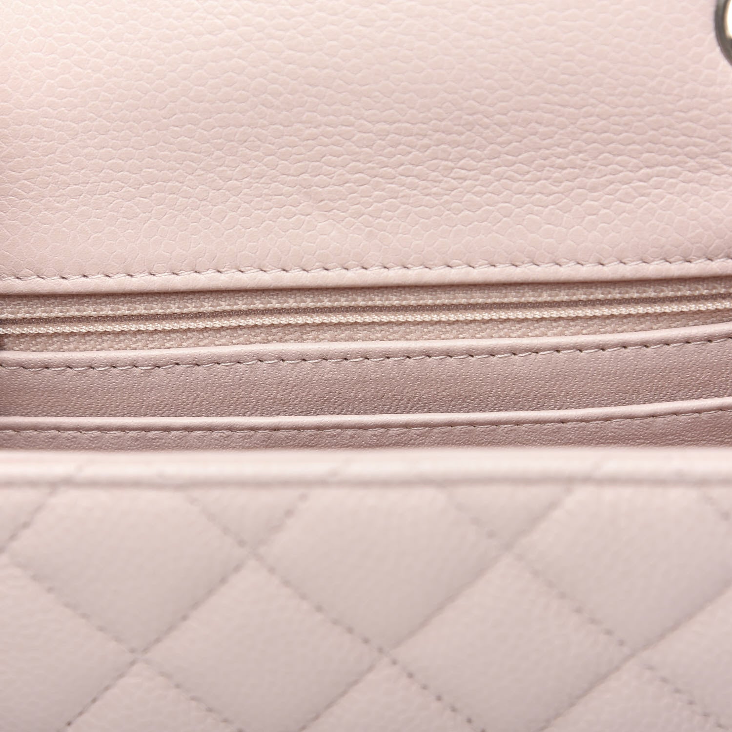 Chanel Caviar Quilted Mini Square Flap Pink 7 of 10