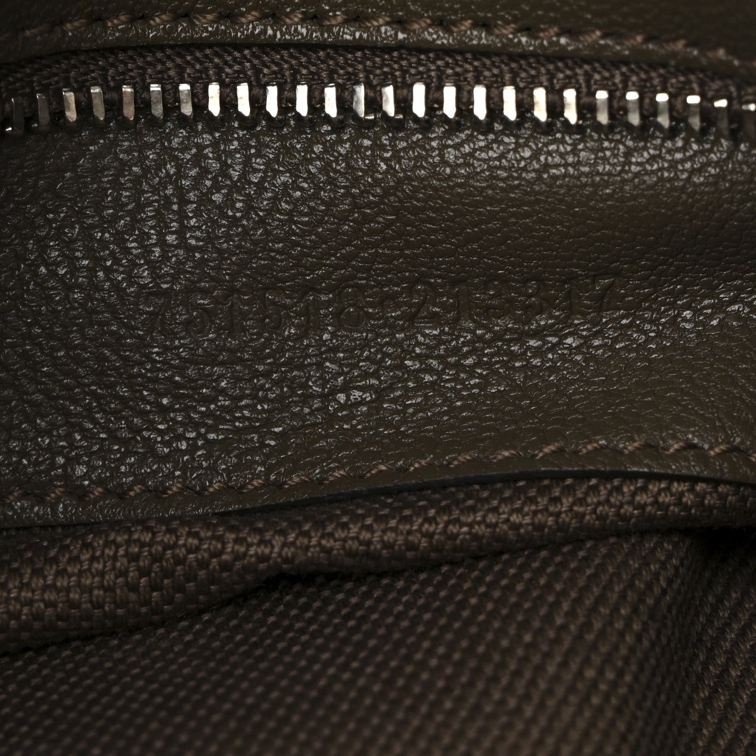 Gucci Sakai Be Green Calfskin Diagonal Stitched Small Blondie Tote Craclet Brown 7 of 11