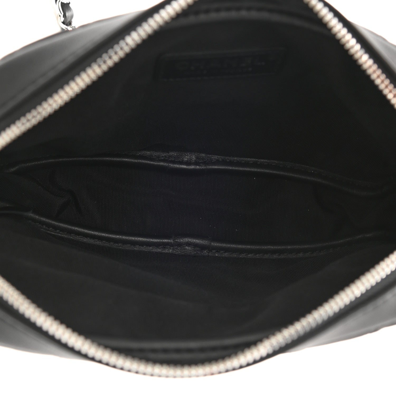 Chanel Calfskin Quilted Ultra Pocket Camera Case Black 5 of 11