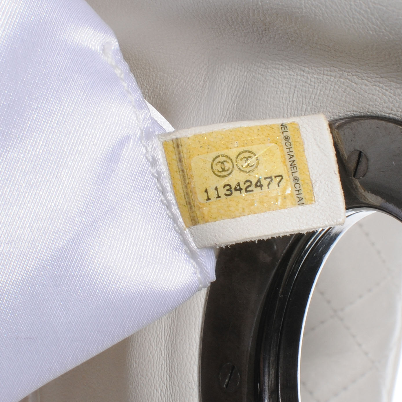 Chanel Lambskin New Lock Flap White 7 of 8