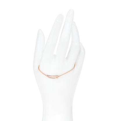 Hermes 18K Rose Gold Mini Chaine d'Ancre Punk Bracelet SH 2 of 5