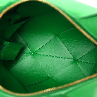 Bottega Veneta Lambskin Maxi Intrecciato Mini Cassette Camera Bag Parakeet 5 of 9
