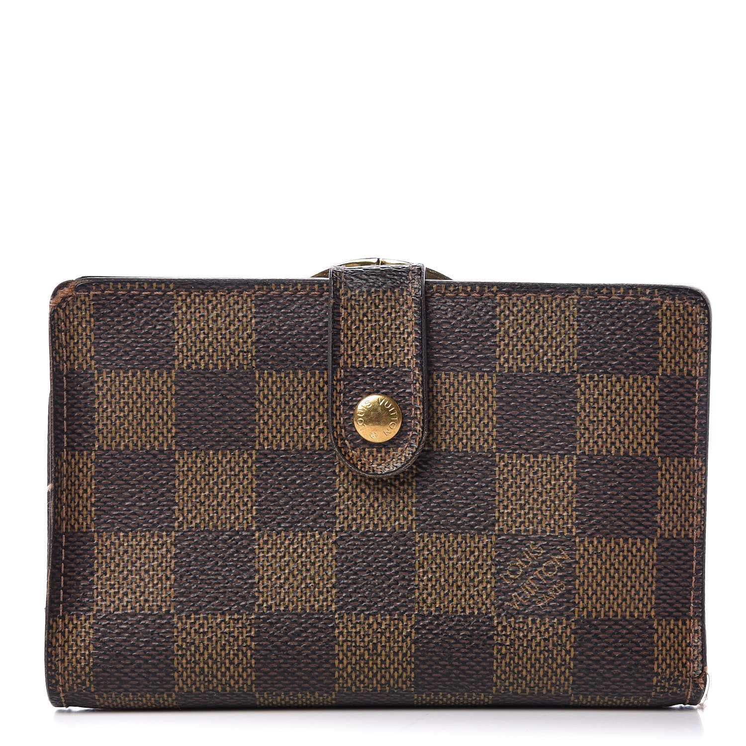 Louis Vuitton Damier Ebene French Purse Wallet 1 of 12