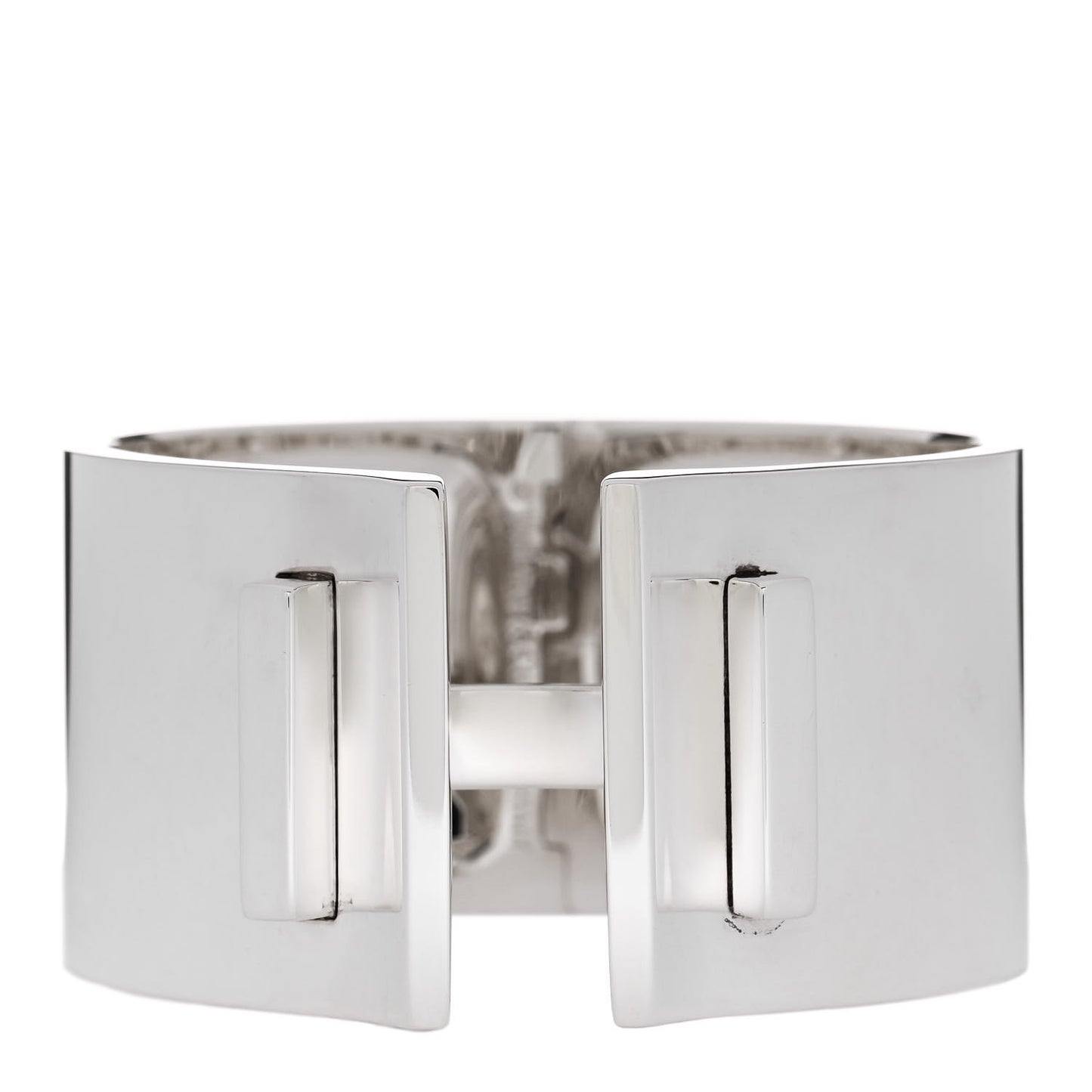 Sterling Silver T Bar Hinged Cuff Bracelet