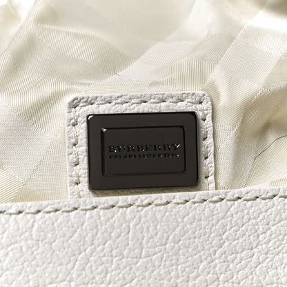 Burberry Nylon Beat Check Shoulder Bag White 9 of 14