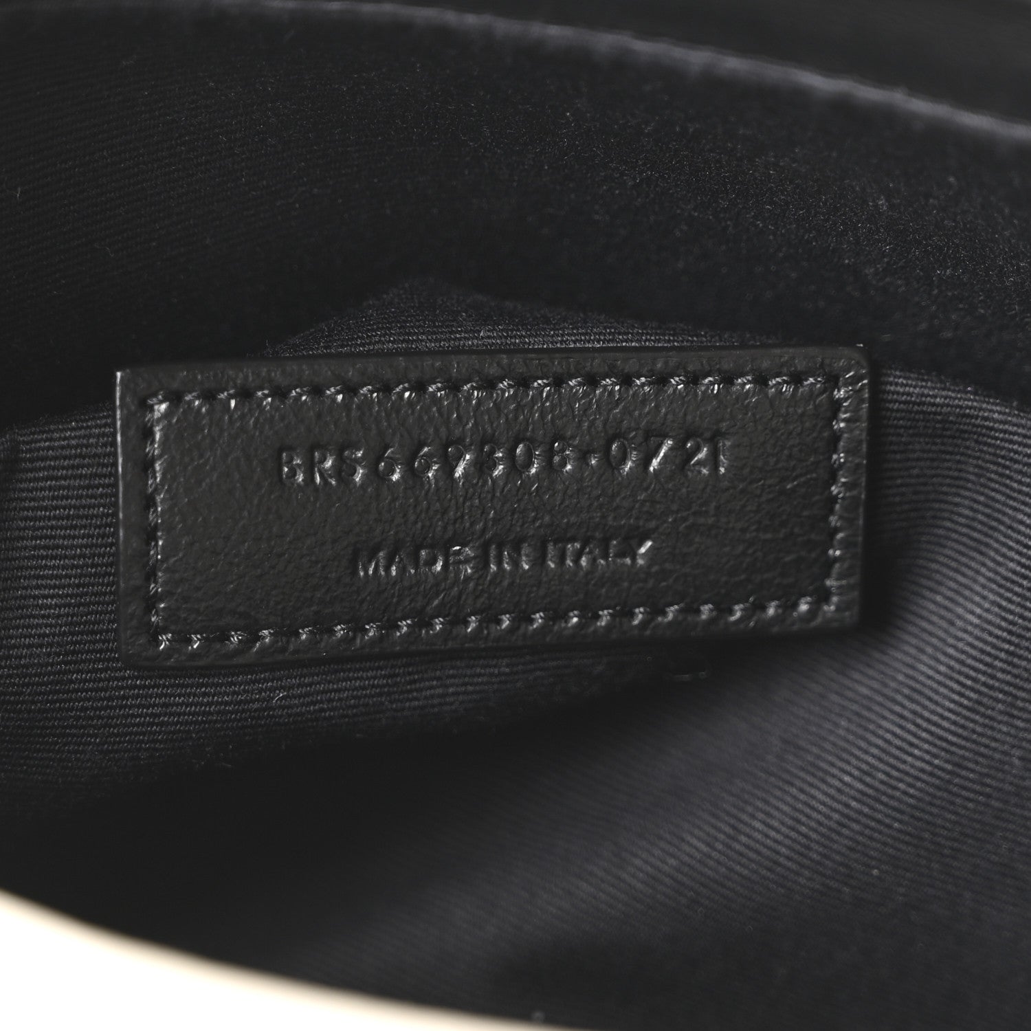 Saint Laurent Lambskin Quilted Le Maillon Chain Strap Crossbody Crema Soft 7 of 10