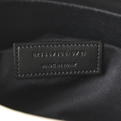 Saint Laurent Lambskin Quilted Le Maillon Chain Strap Crossbody Crema Soft 7 of 10