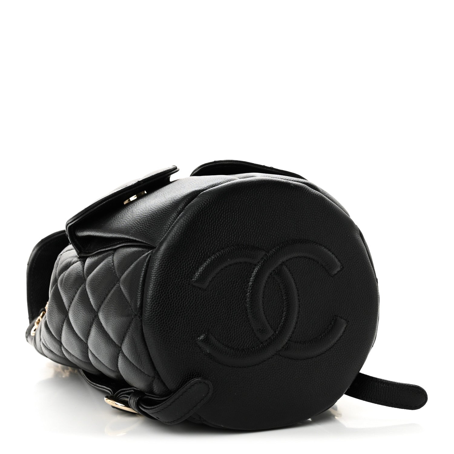 Chanel Caviar Quilted Pockets Backpack Black 4 of 11