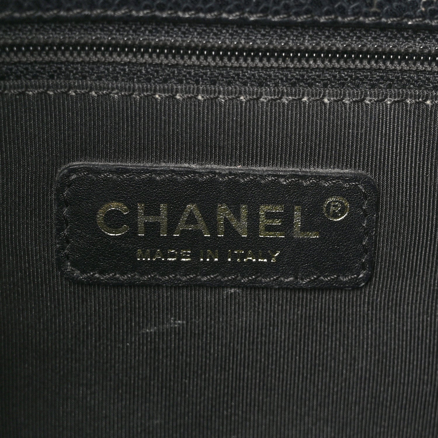 Chanel Caviar Quilted Grand Shopping Tote GST Black 7 of 13