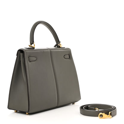 Hermes Swift Kelly Padded Sellier 25 Gris Meyer 3 of 12