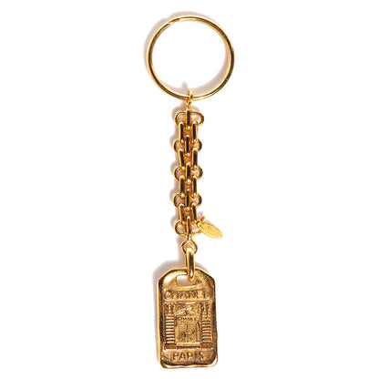 Chanel Paris Keychain Gold 1 of 4