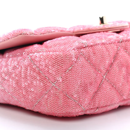 Chanel Sequin Quilted Ombre Mini Flap Multicolor 8 of 9