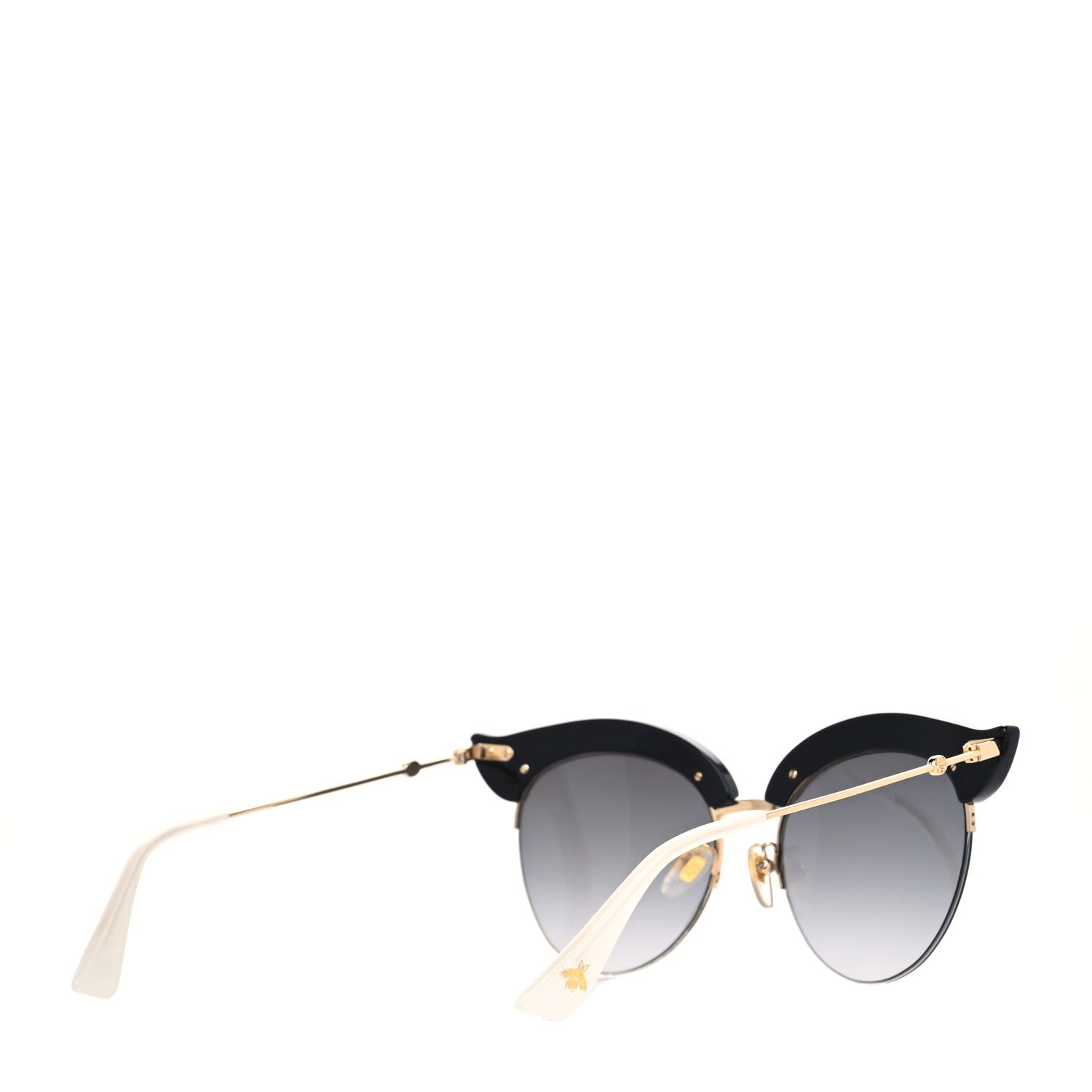 Gucci Pearl Cat Eye Sunglasses GG0212S Black 4 of 7