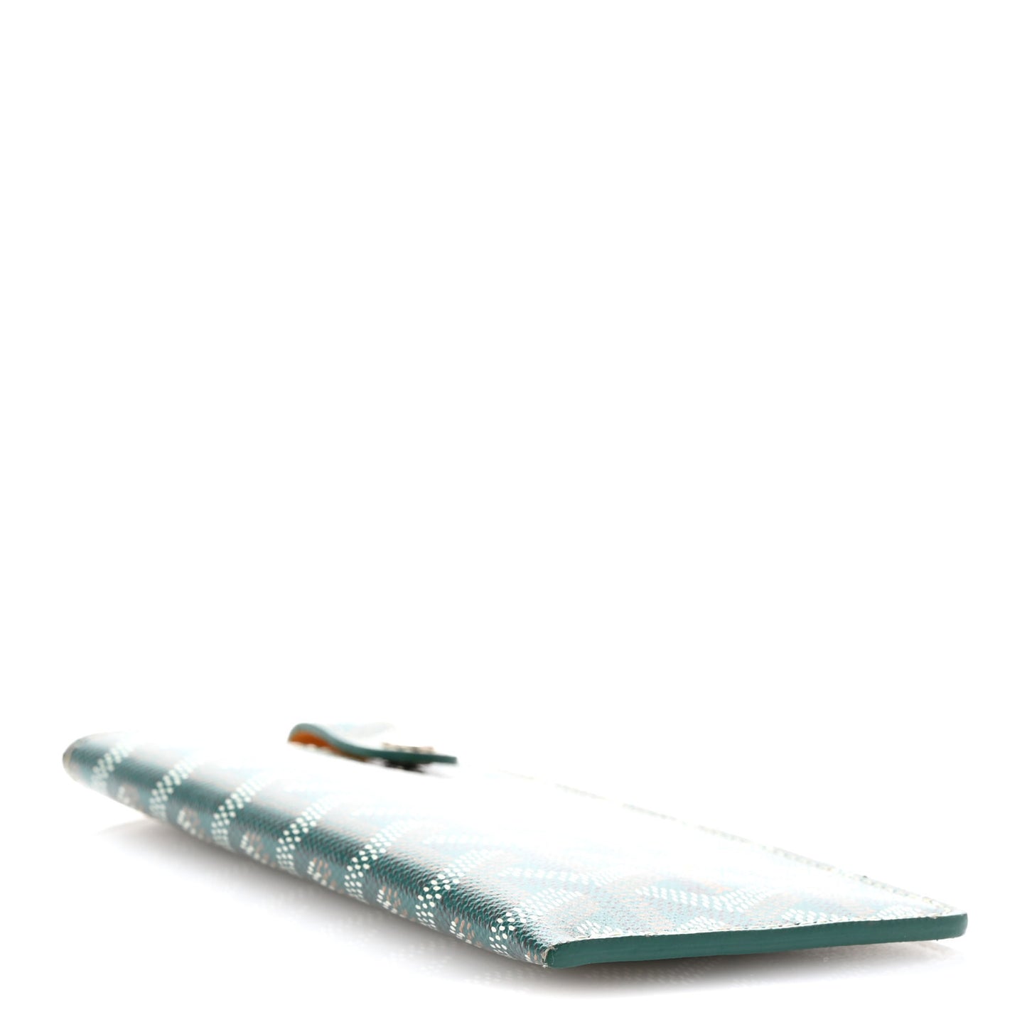 Goyardine Montmartre Glasses Case Green