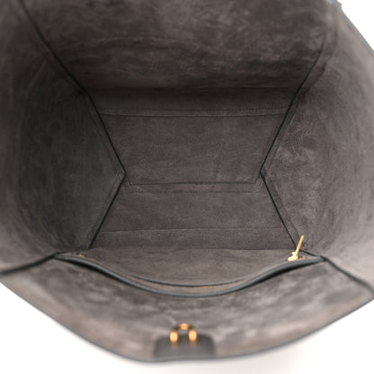 Celine Soft Grained Calfskin Sangle Bucket Bag Grey 5 of 10
