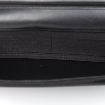 Chanel Caviar Chevron Quilted Boy Wallet On Chain WOC Black 5 of 12