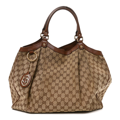 Gucci Monogram Large Sukey Tote Brown 1 of 11