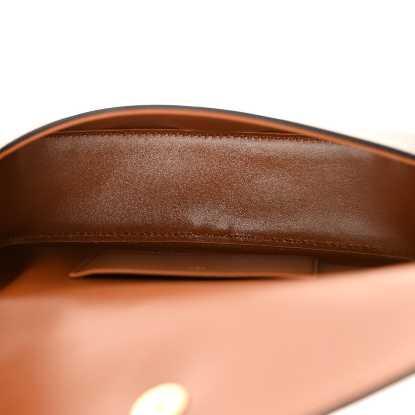 Smooth Calfskin Tabou Clutch On Strap Tan