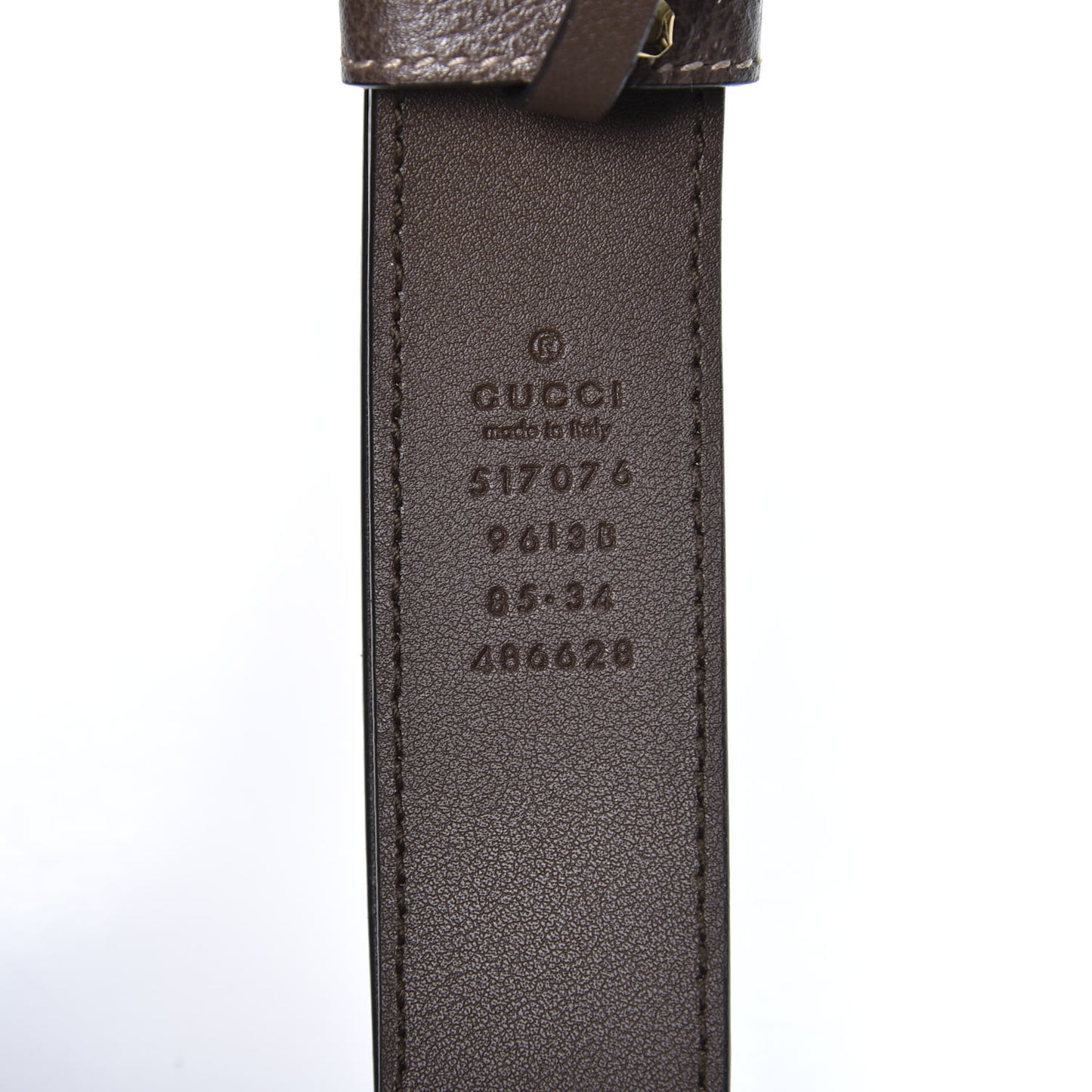 GG Supreme Monogram Web Small Ophidia Belt Bag 85 34 Dark Brown