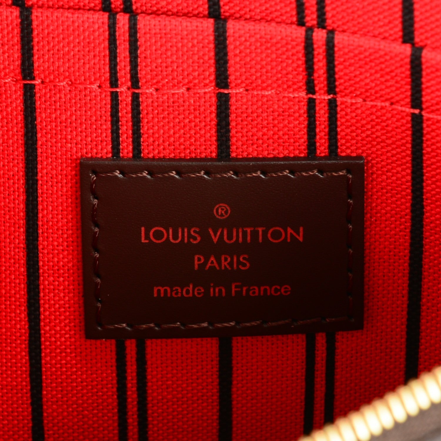Louis Vuitton Damier Ebene Neverfull MM GM Pochette 6 of 7