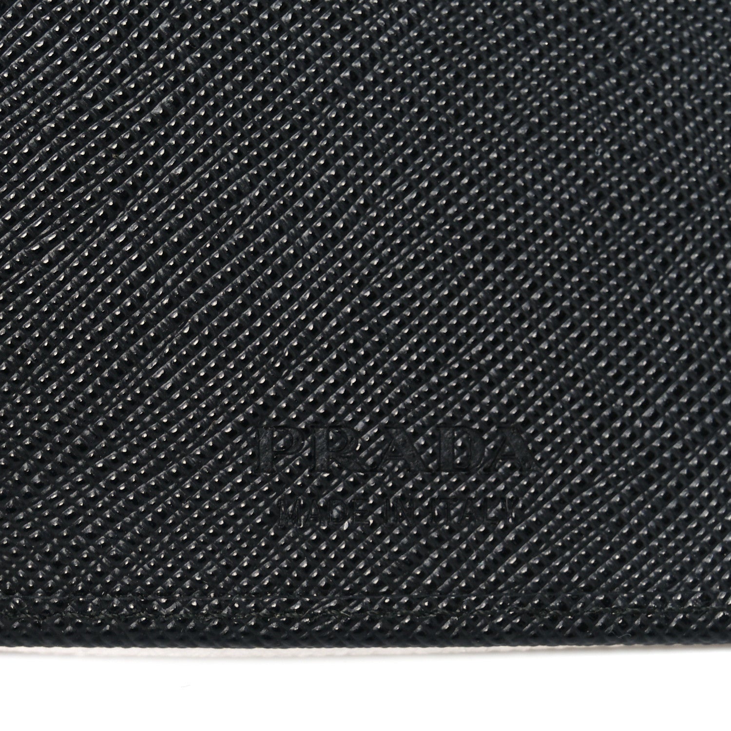 Prada Re-Nylon Saffiano Passport Holder Black 6 of 7