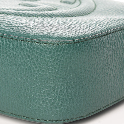 Gucci Pebbled Calfskin Small Soho Disco Bag Emerald Green 6 of 9