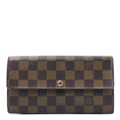 Louis Vuitton Damier Ebene Sarah Wallet 1 of 11