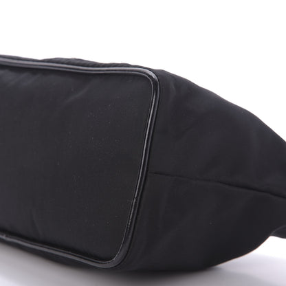 Prada Tessuto Nylon Pochette Bag Black 7 of 9