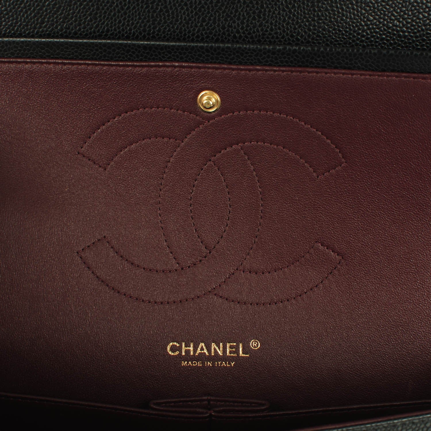 Chanel Caviar Quilted Jumbo Double Flap Black 6 of 9