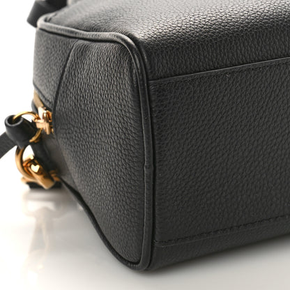 Versace Calfskin Virtus Bowling Bag Black 7 of 8