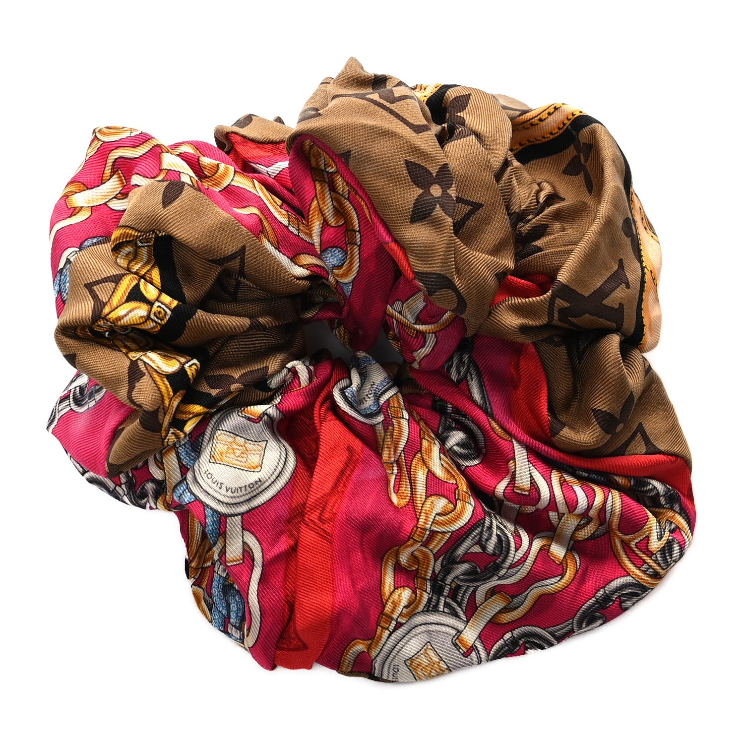 Louis Vuitton Silk Monogram Confidential Chouchou Scrunchie 3 of 3